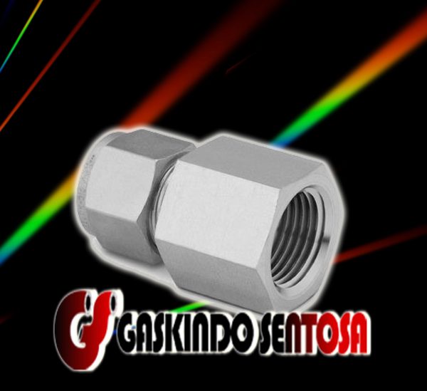 Jual Female Connector Swagelok 12 mm Tube OD x 1/2 in Female NPT, Jual female connector swagelok, Jual female connector parker, Jual female connector hylok, Jual female connector cajon, Jual female connector hikelok, Jual female elbow swagelok, jual female connector npt, jual female connector stainless steel