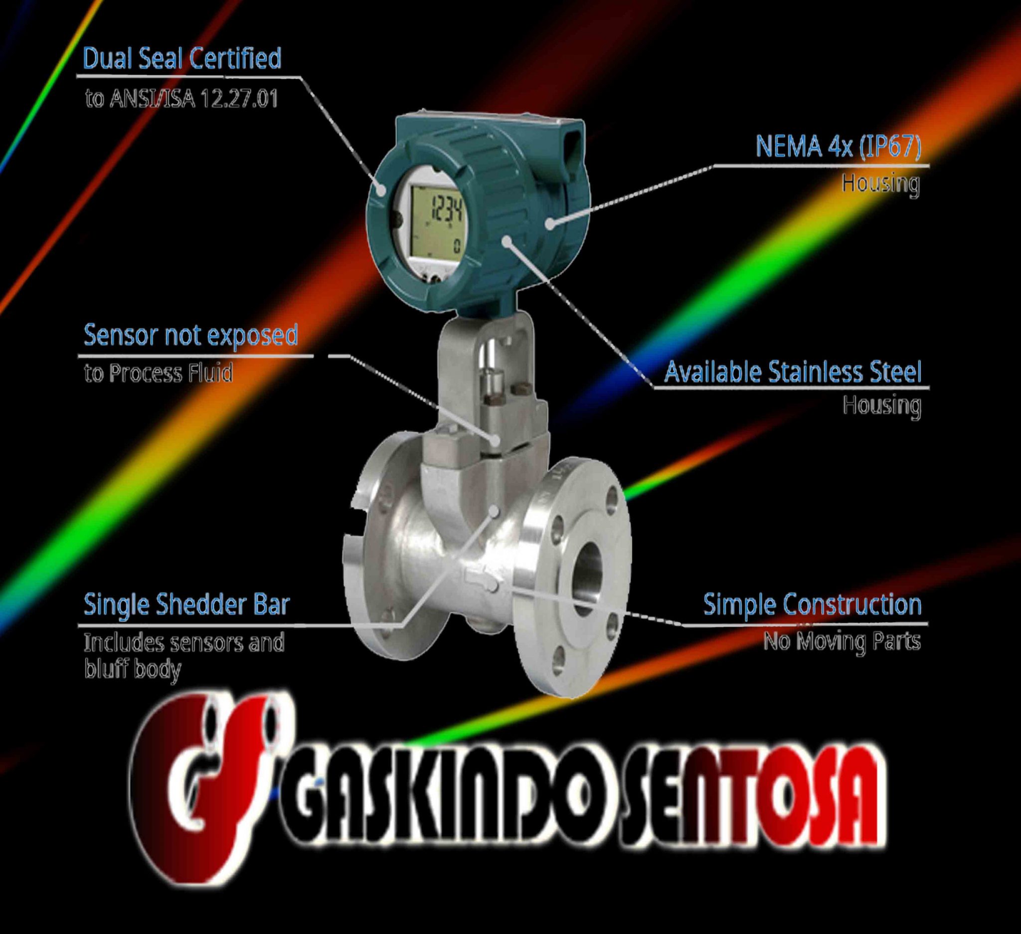 Jual Vortex Flow Meter Yokogawa Gaskindo sentosa jual flow meter