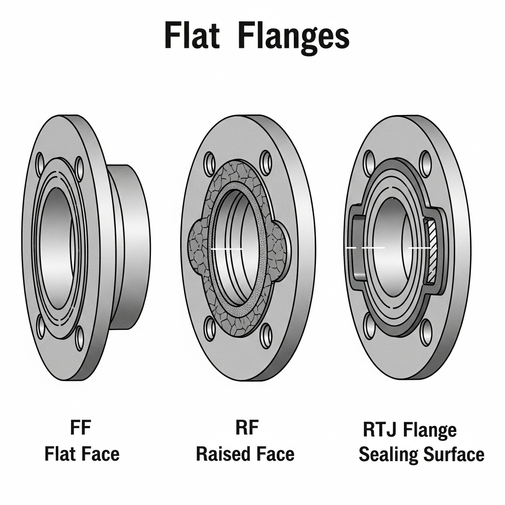 kenali 3 tipe permukaan flange pipa