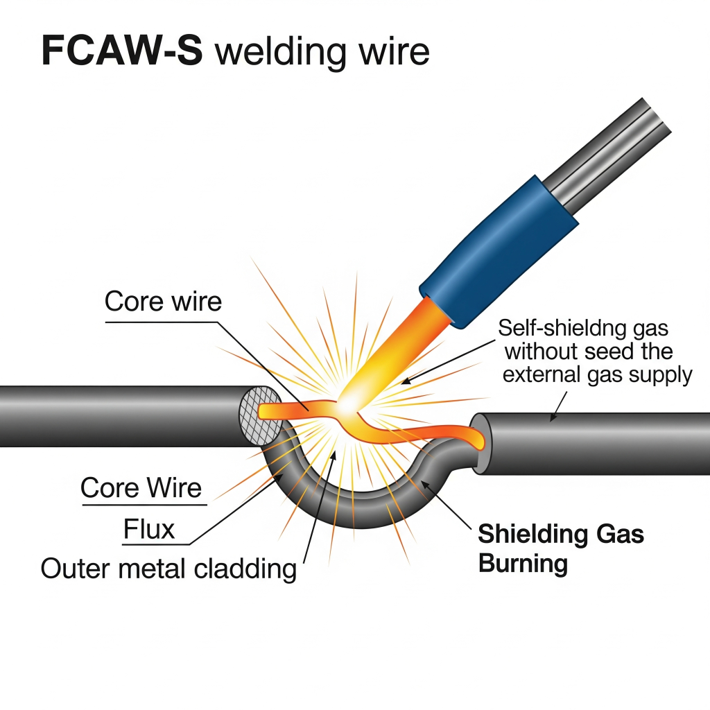 fcaw-s welding wire