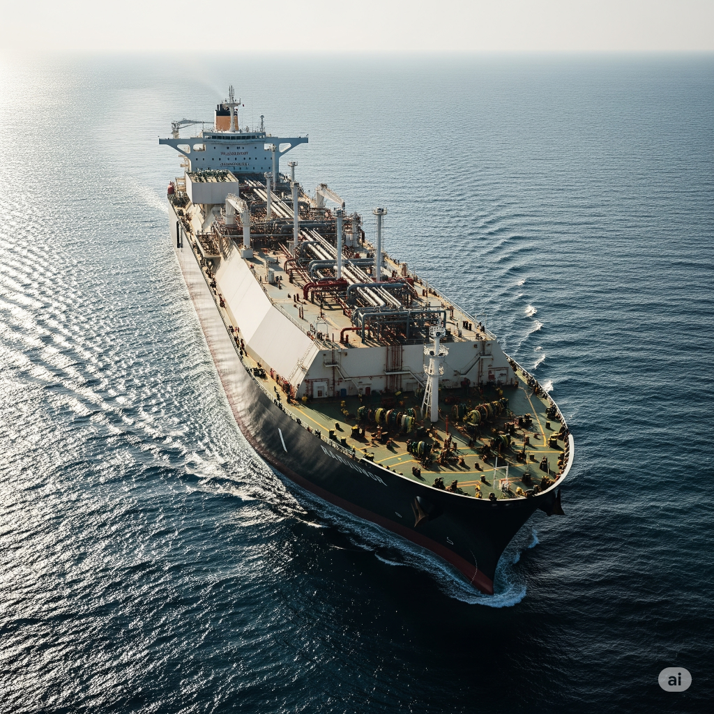 Kapal Tanker VLCC atau LNG Carrier