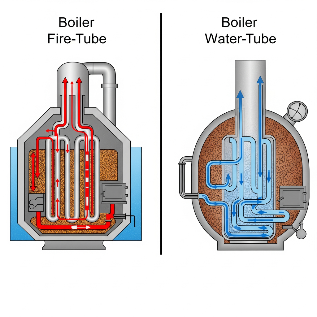 Perbandingan Boiler Fire Tube dan Boiler Water Tube
