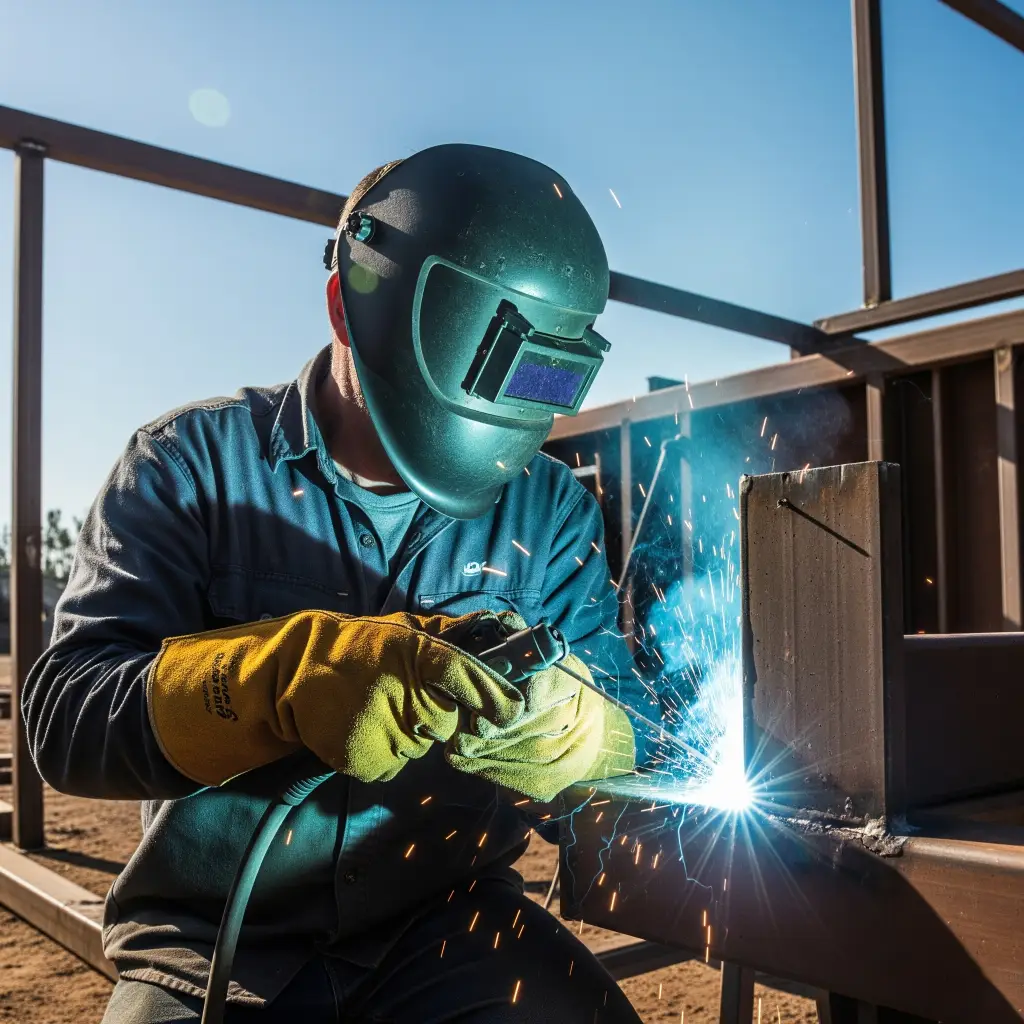 Seorang welder SMAW by Gaskindo Sentosa