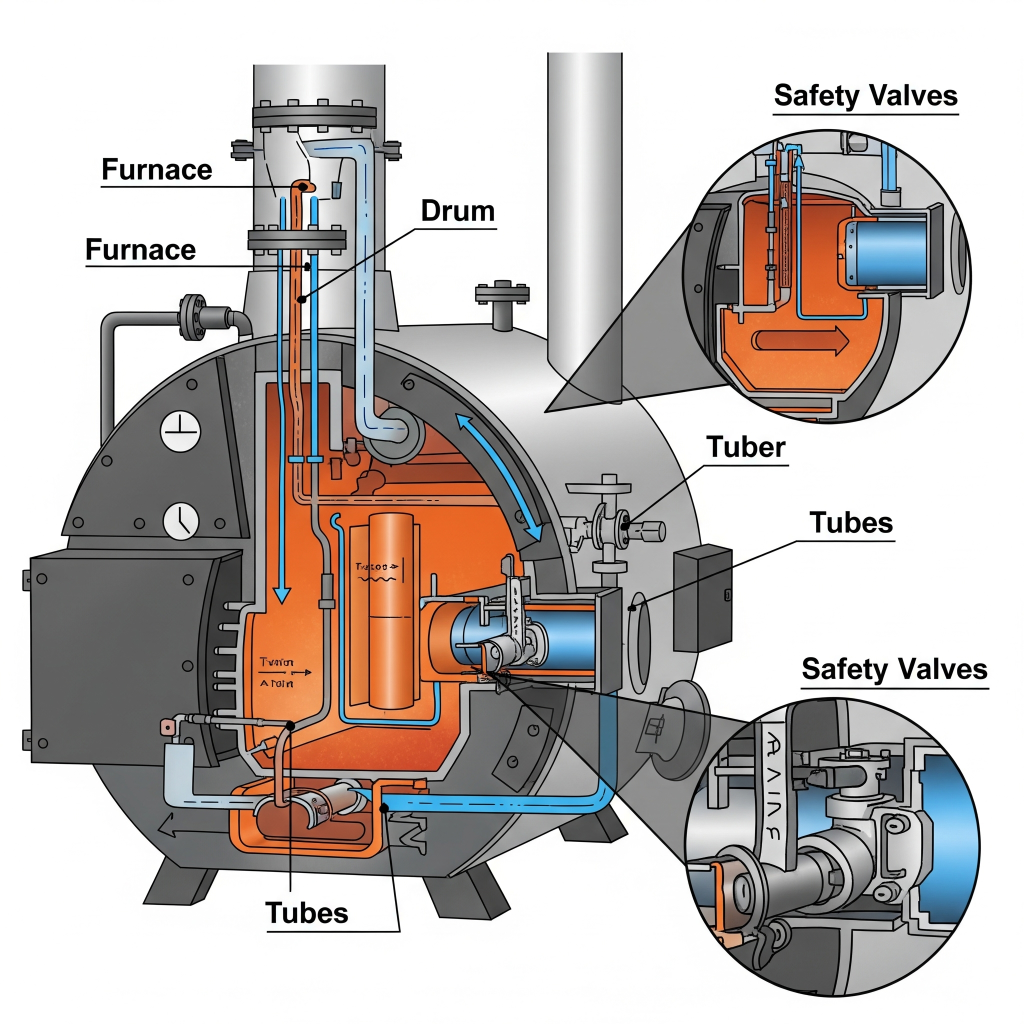 Diagram Skematik Boiler Industri
