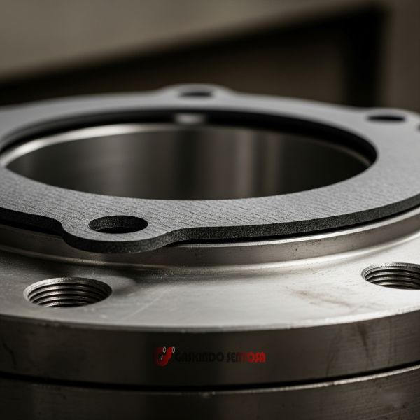 gasket grafit di atas flensa baja